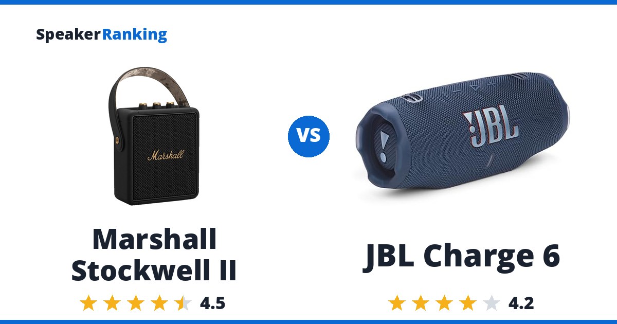 Marshall Stockwell II vs JBL Charge 6