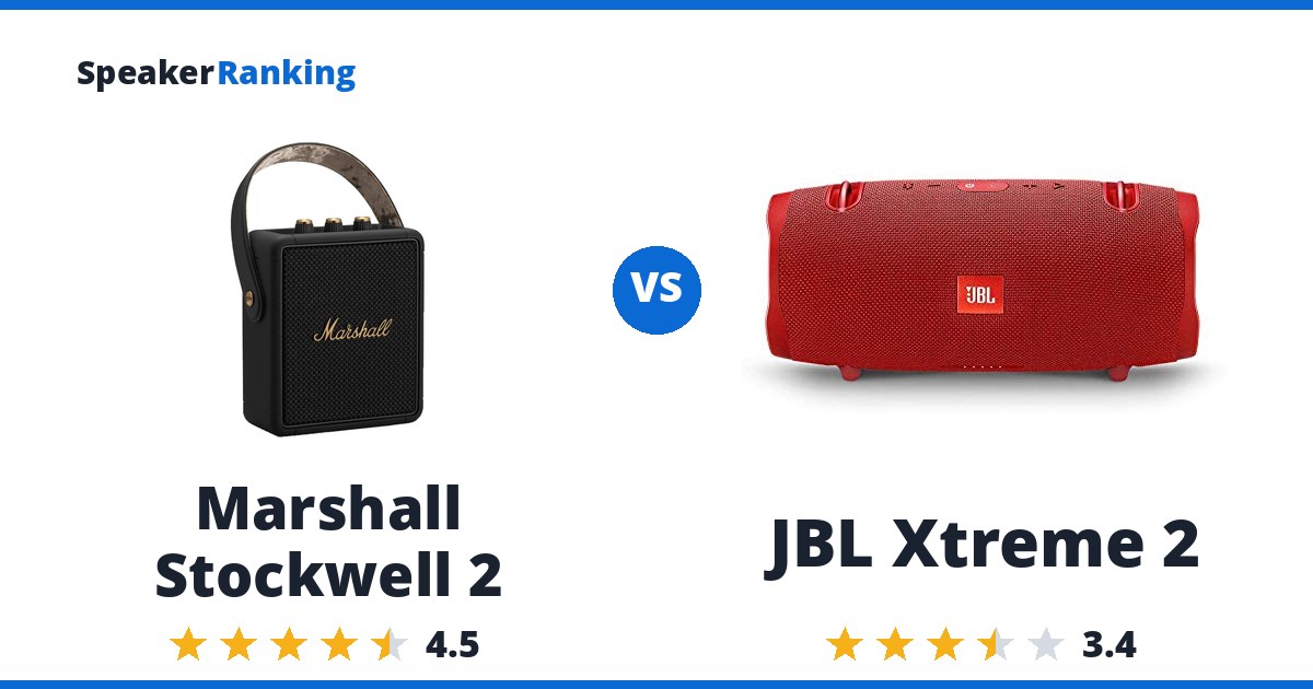Marshall Stockwell 2 vs JBL Xtreme 2