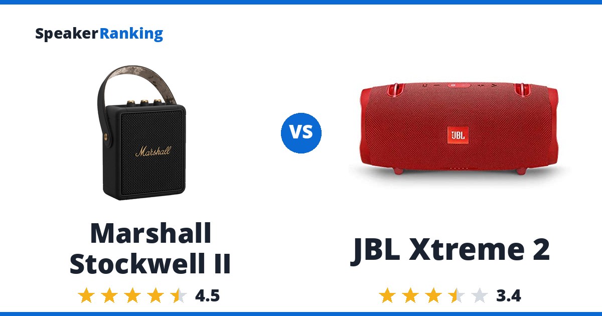Marshall Stockwell II vs JBL Xtreme 2