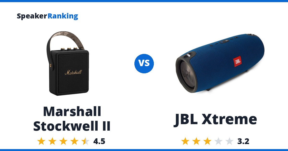 Marshall Stockwell II vs JBL Xtreme