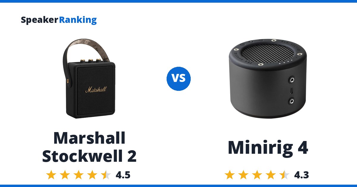 Marshall Stockwell 2 vs Minirig 4
