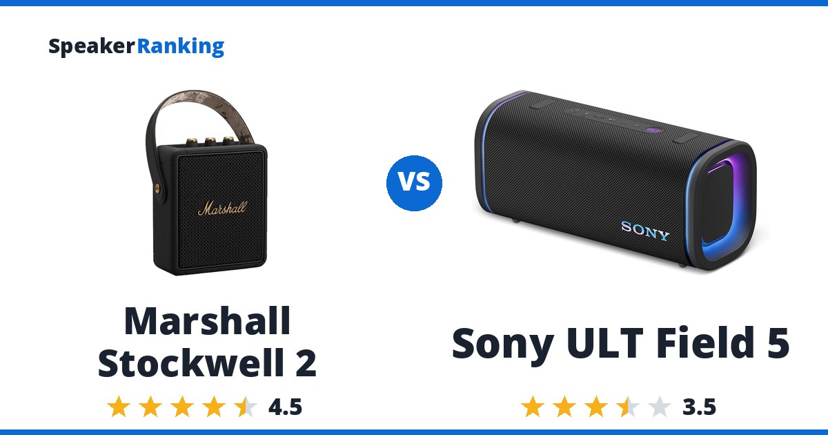 Marshall Stockwell 2 vs Sony ULT Field 5