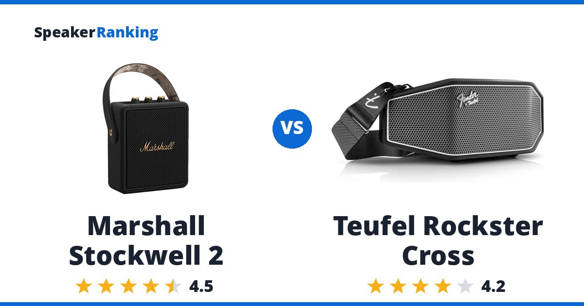 Marshall Stockwell 2 vs Teufel Rockster Cross