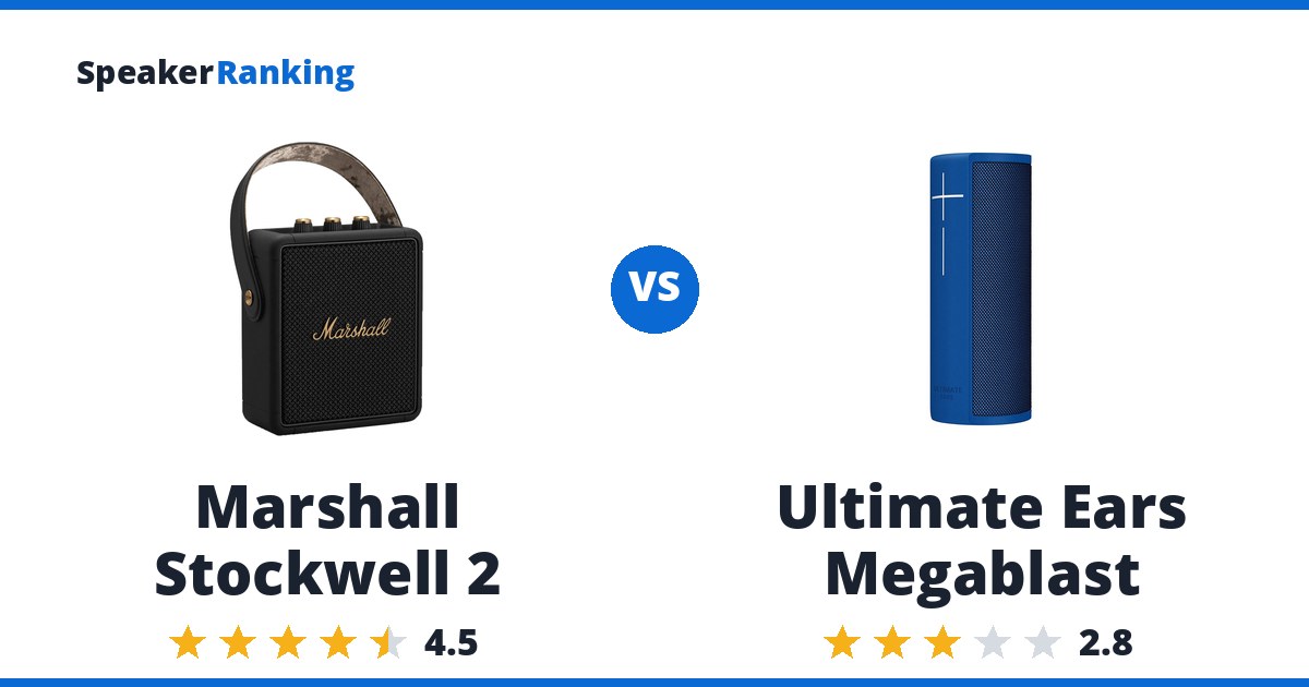 Marshall Stockwell 2 vs Ultimate Ears Megablast