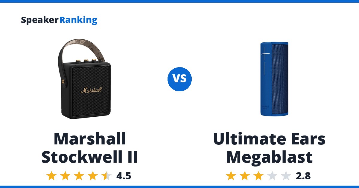 Marshall Stockwell II vs Ultimate Ears Megablast