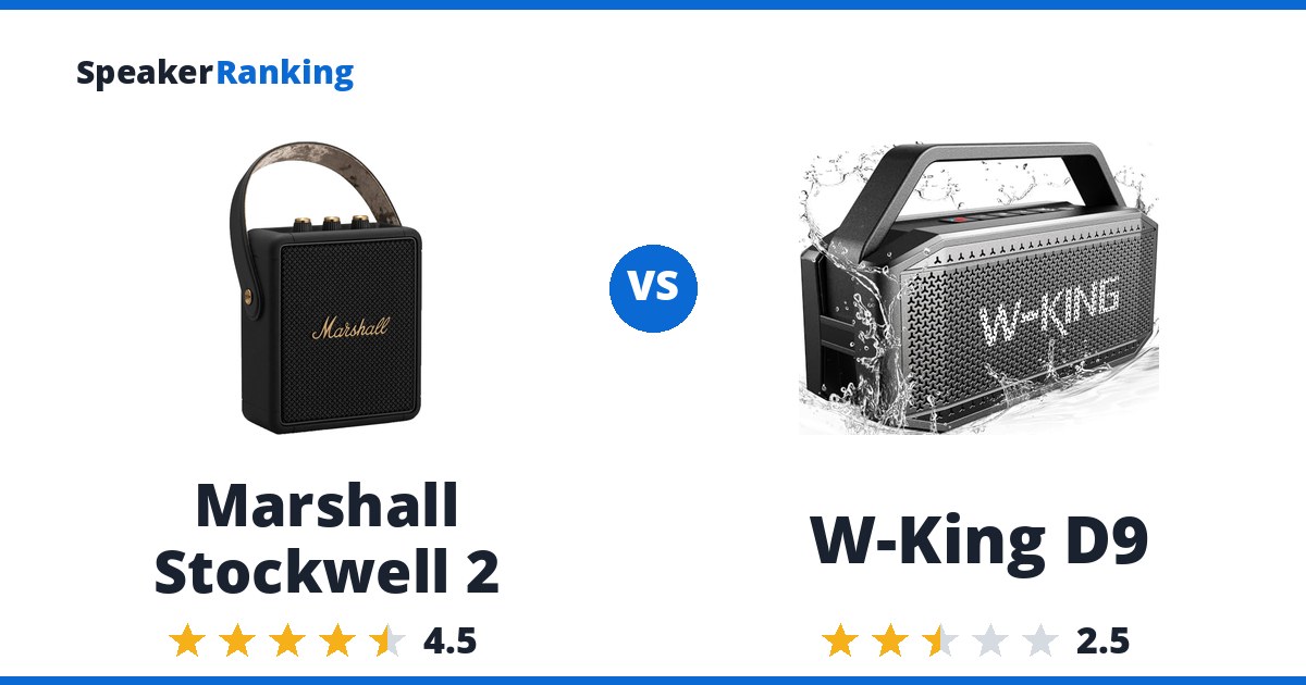 Marshall Stockwell 2 vs W-King D9