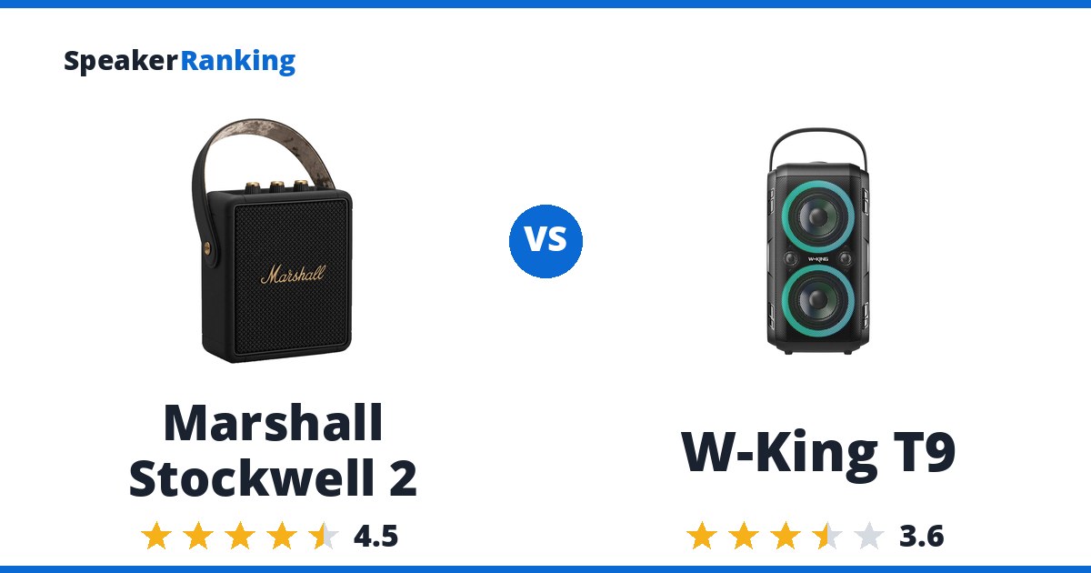 Marshall Stockwell 2 vs W-King T9