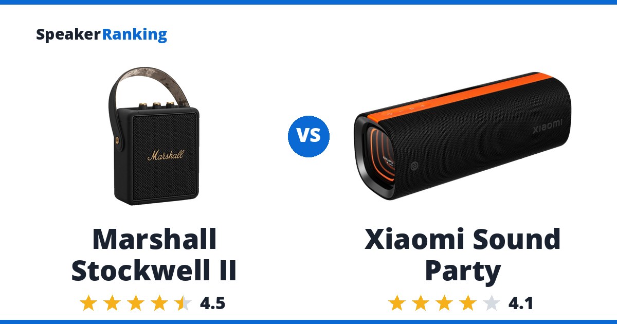 Marshall Stockwell II vs Xiaomi Sound Party