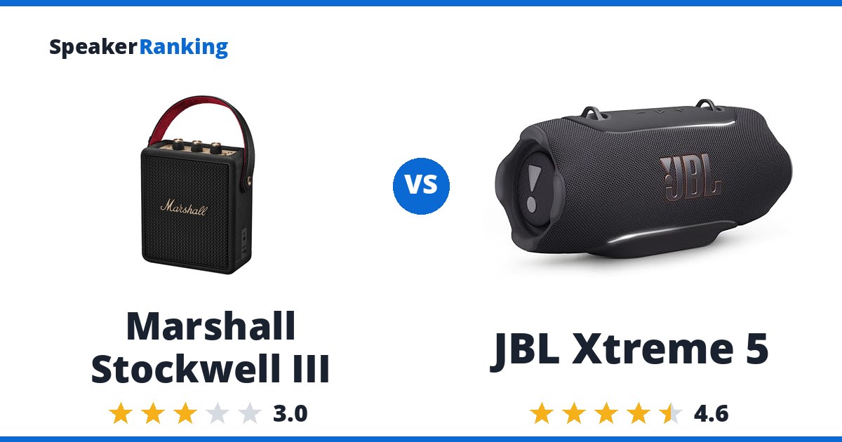 Marshall Stockwell III vs JBL Xtreme 5