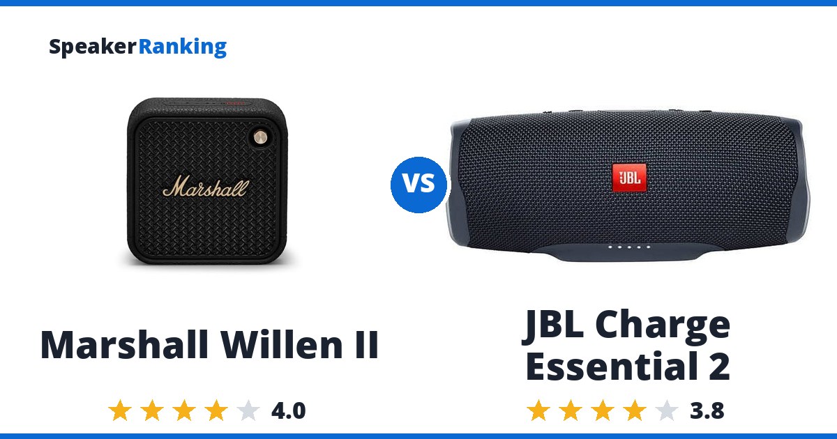Marshall Willen II vs JBL Charge Essential 2