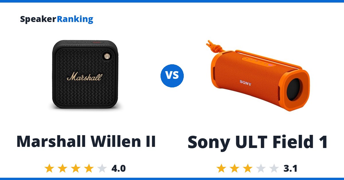 Marshall Willen II vs Sony ULT Field 1