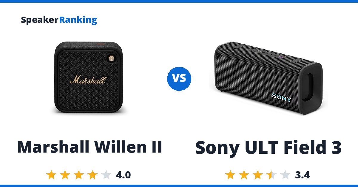 Marshall Willen II vs Sony ULT Field 3