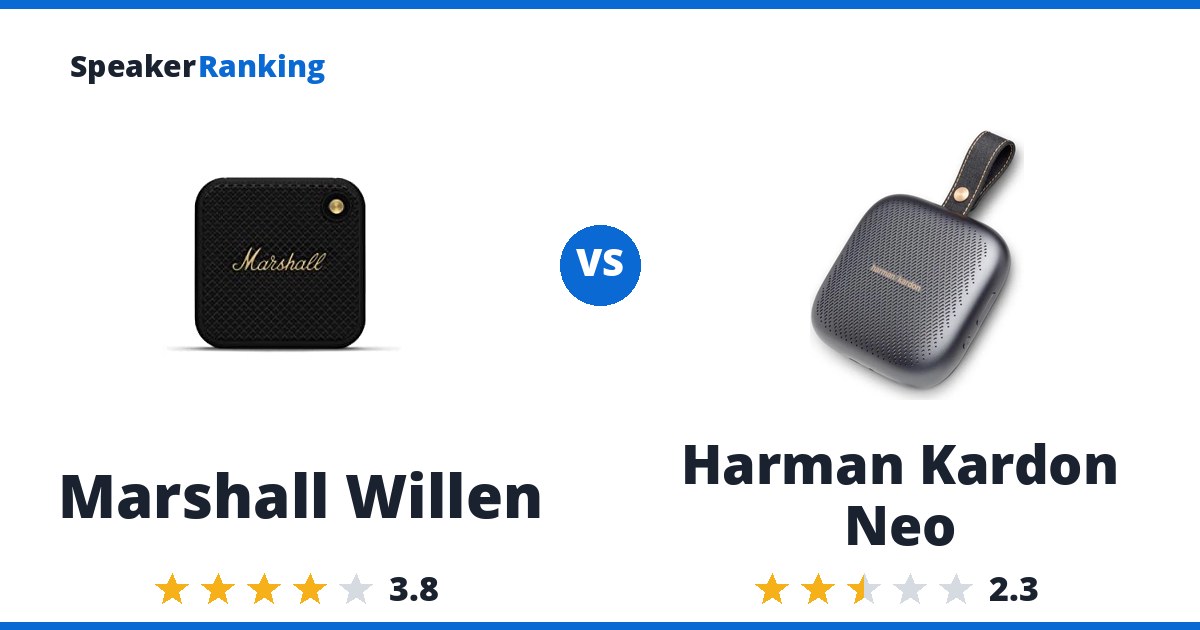 Marshall Willen vs Harman Kardon Neo