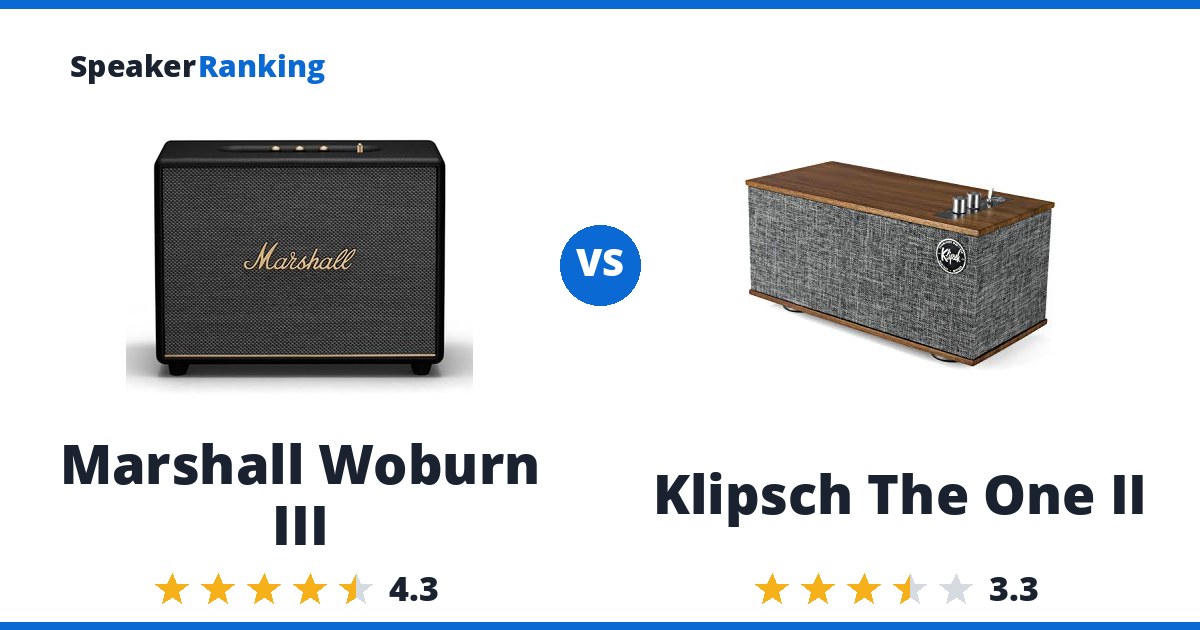 Marshall Woburn III vs Klipsch The One II
