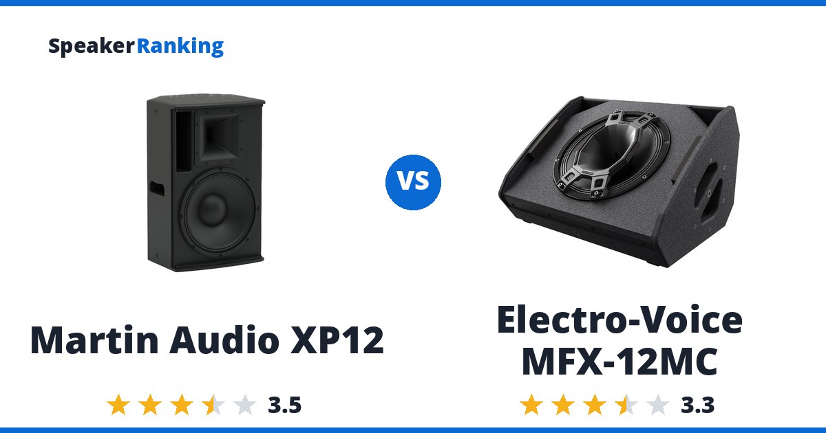 Martin Audio XP12 vs Electro-Voice MFX-12MC