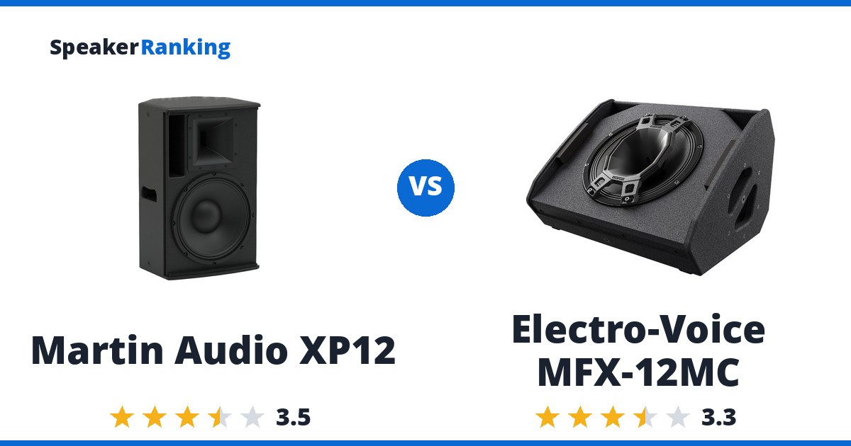 Martin Audio XP12 vs Electro-Voice MFX-12MC