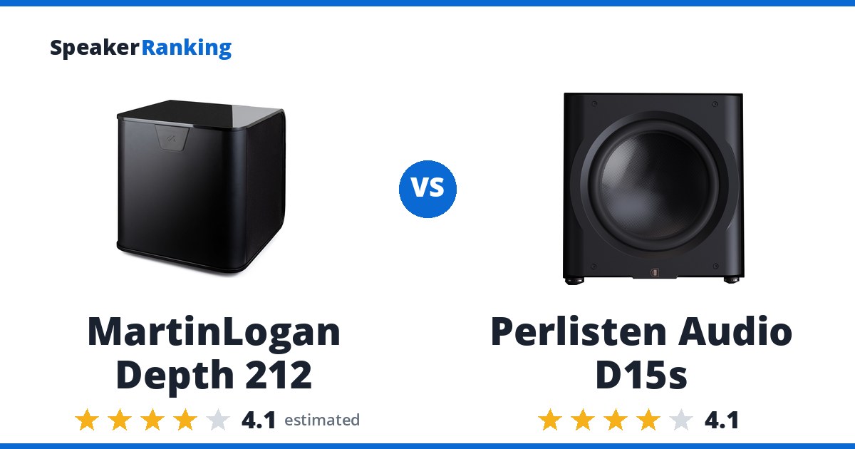 MartinLogan Depth 212 vs Perlisten Audio D15s