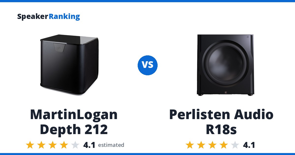 MartinLogan Depth 212 vs Perlisten Audio R18s