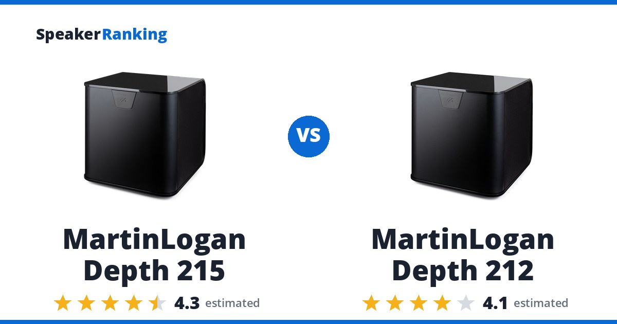 MartinLogan Depth 215 vs MartinLogan Depth 212
