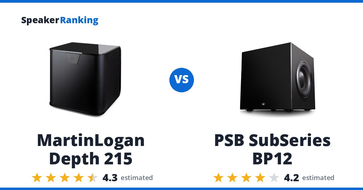 MartinLogan Depth 215 vs PSB SubSeries BP12