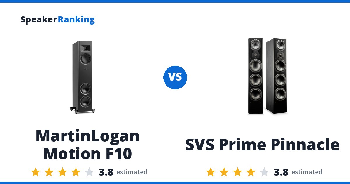 MartinLogan Motion F10 vs SVS Prime Pinnacle