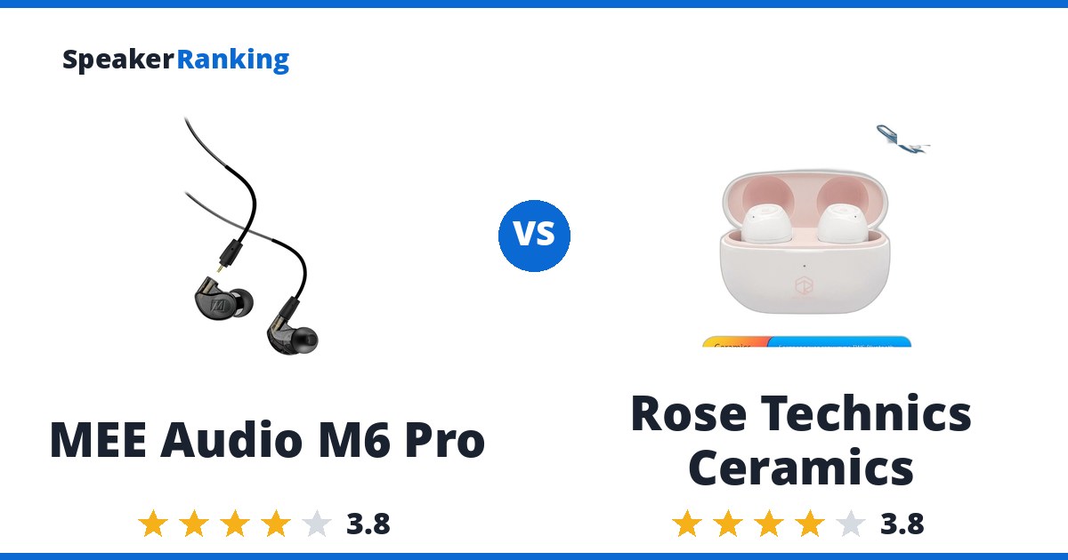 MEE Audio M6 Pro vs Rose Technics Ceramics