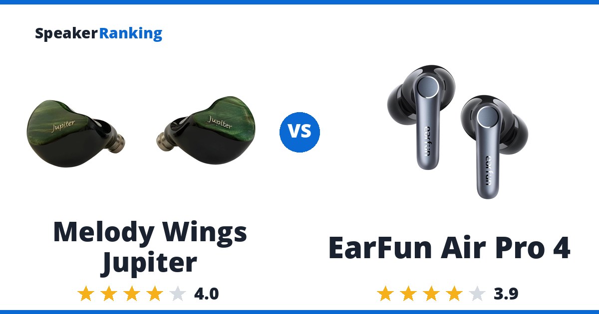 Melody Wings Jupiter vs EarFun Air Pro 4