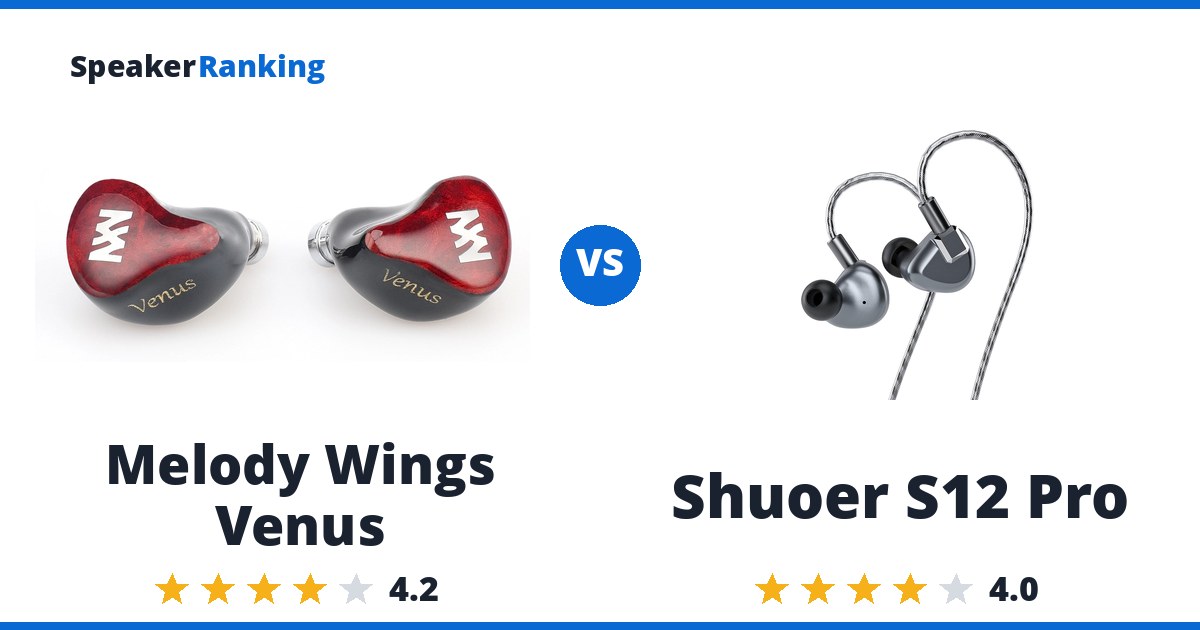 Melody Wings Venus vs Shuoer S12 Pro