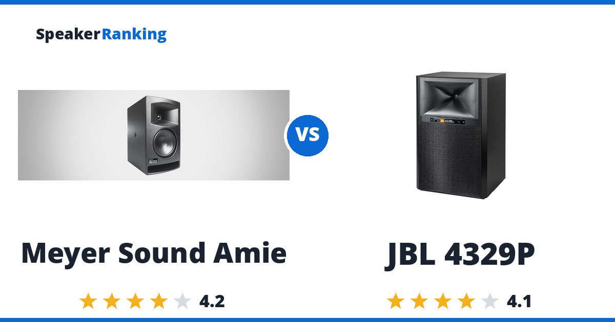 Meyer Sound Amie vs JBL 4329P