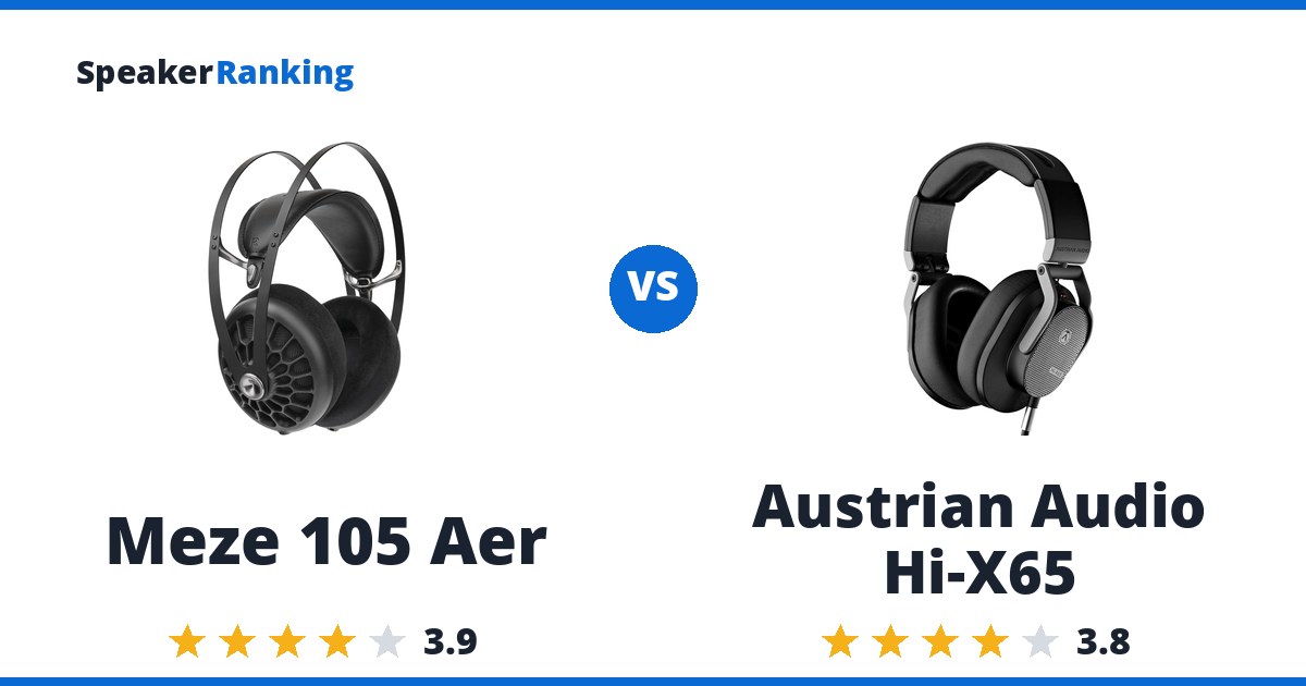 Meze 105 Aer vs Austrian Audio Hi-X65