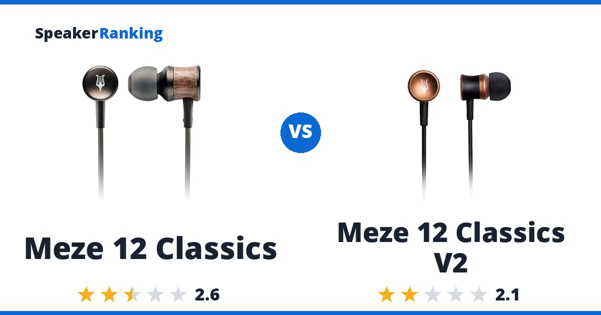 Meze 12 Classics vs Meze 12 Classics V2