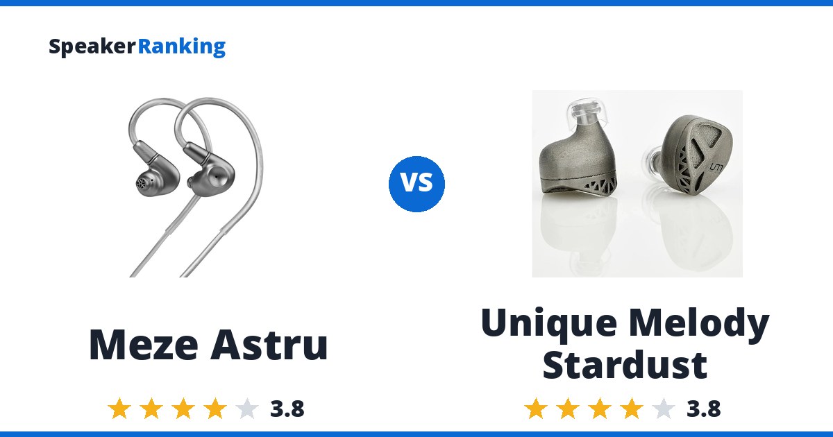 Meze Astru vs Unique Melody Stardust