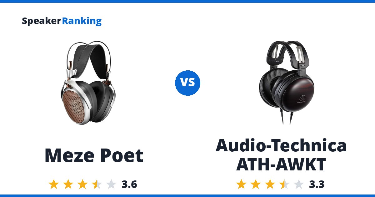 Meze Poet vs Audio-Technica ATH-AWKT