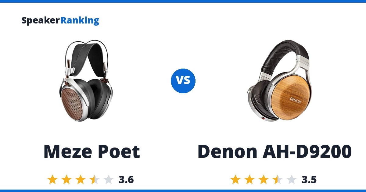 Meze Poet vs Denon AH-D9200