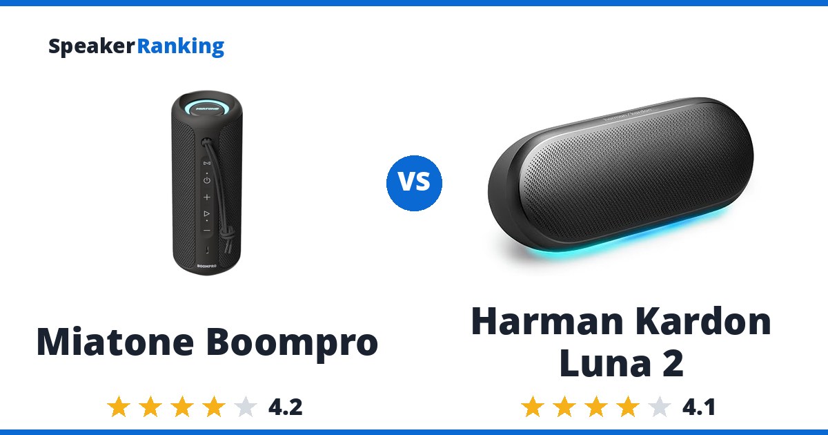 Miatone Boompro vs Harman Kardon Luna 2