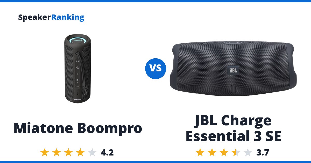 Miatone Boompro vs JBL Charge Essential 3 SE