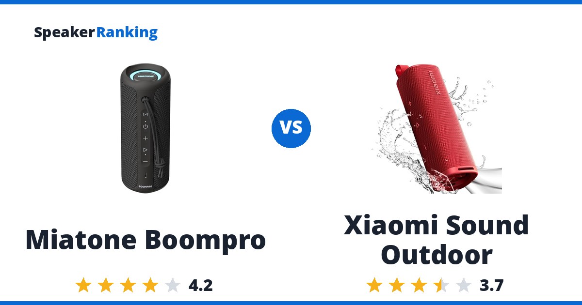 Miatone Boompro vs Xiaomi Sound Outdoor