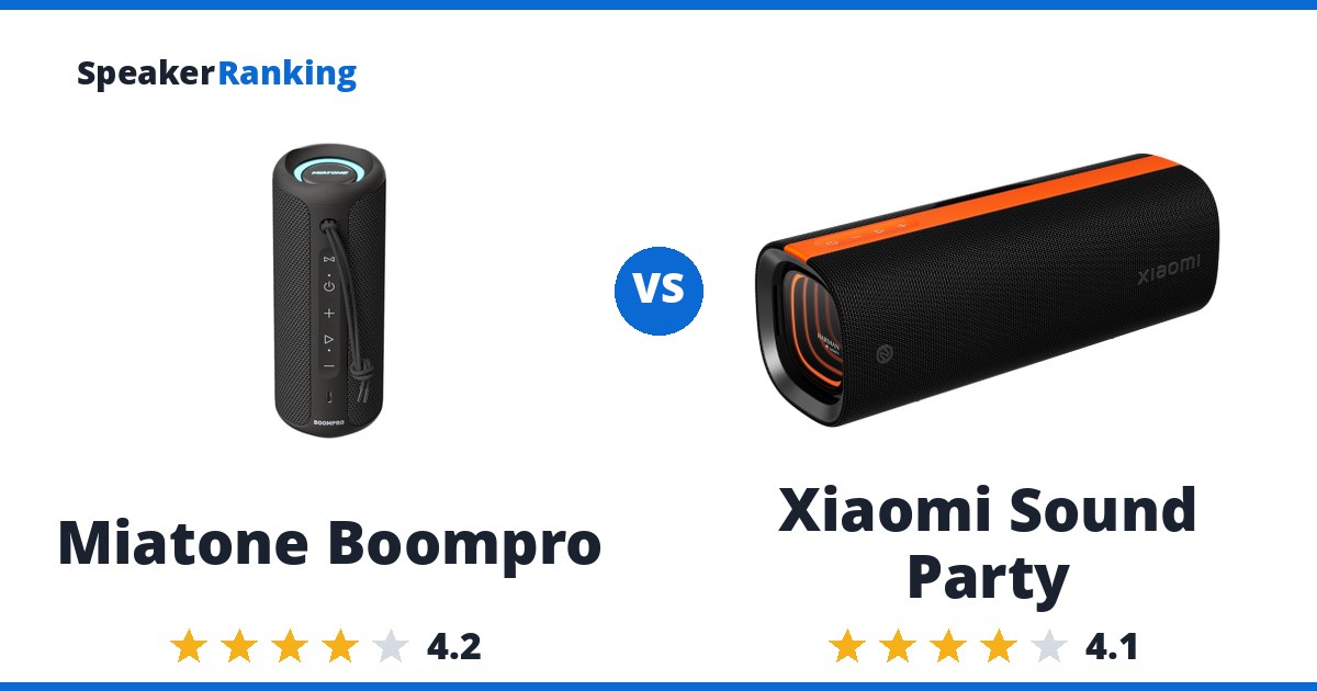 Miatone Boompro vs Xiaomi Sound Party