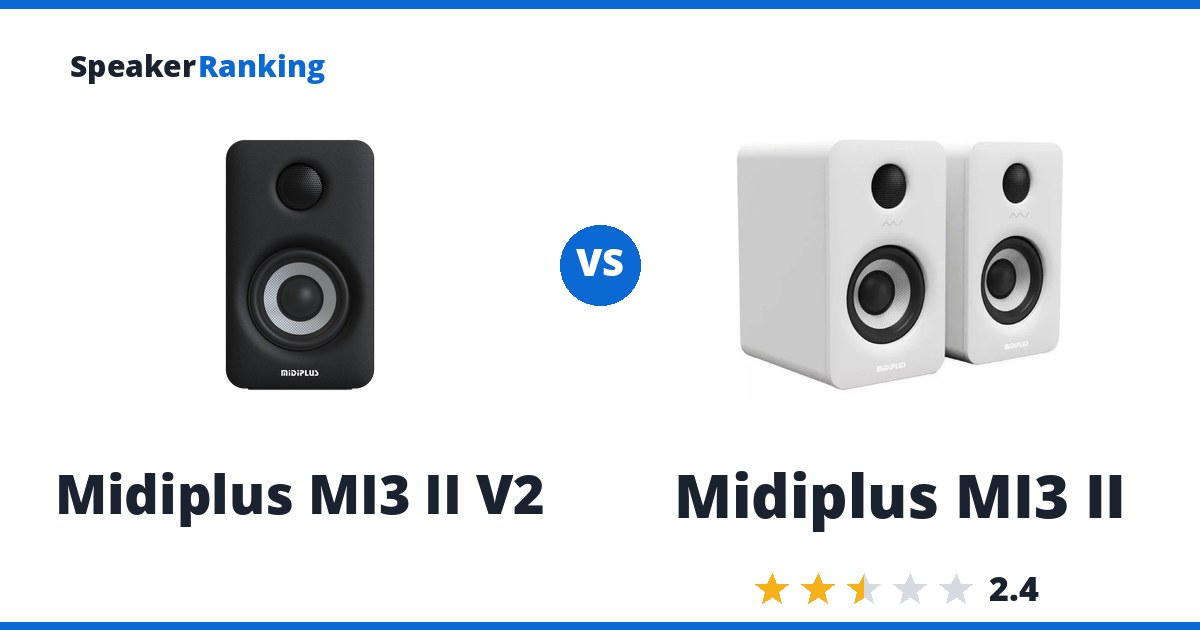 Midiplus MI3 II V2 vs Midiplus MI3 II