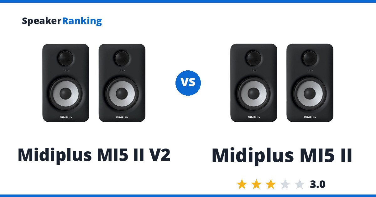 Midiplus MI5 II V2 vs Midiplus MI5 II