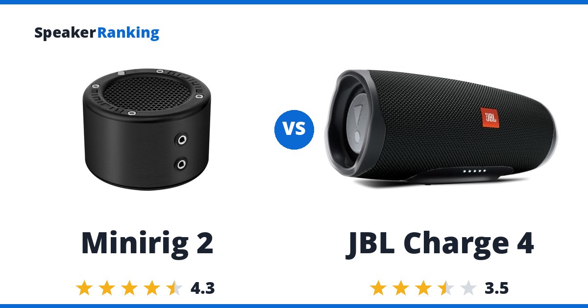 Minirig 2 vs JBL Charge 4
