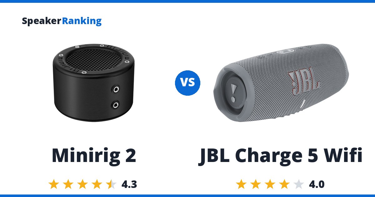 Minirig 2 vs JBL Charge 5 Wifi