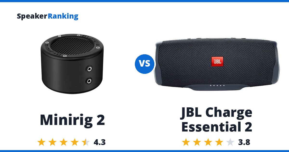 Minirig 2 vs JBL Charge Essential 2