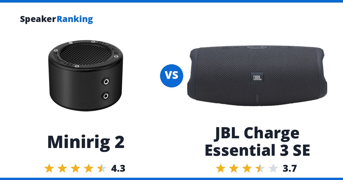 Minirig 2 vs JBL Charge Essential 3 SE