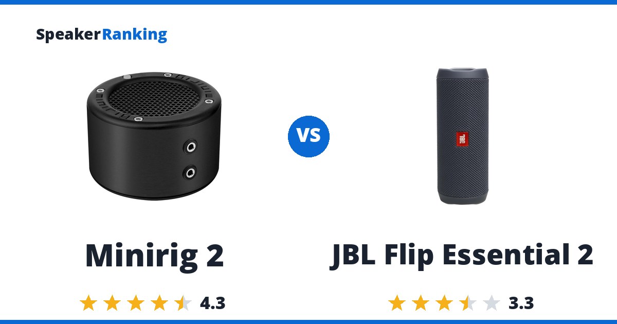 Minirig 2 vs JBL Flip Essential 2
