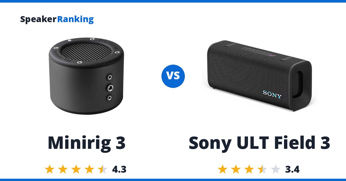 Minirig 3 vs Sony ULT Field 3