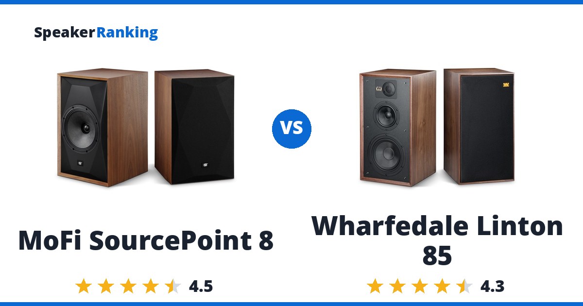 MoFi SourcePoint 8 vs Wharfedale Linton 85