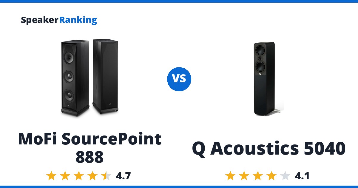MoFi SourcePoint 888 vs Q Acoustics 5040