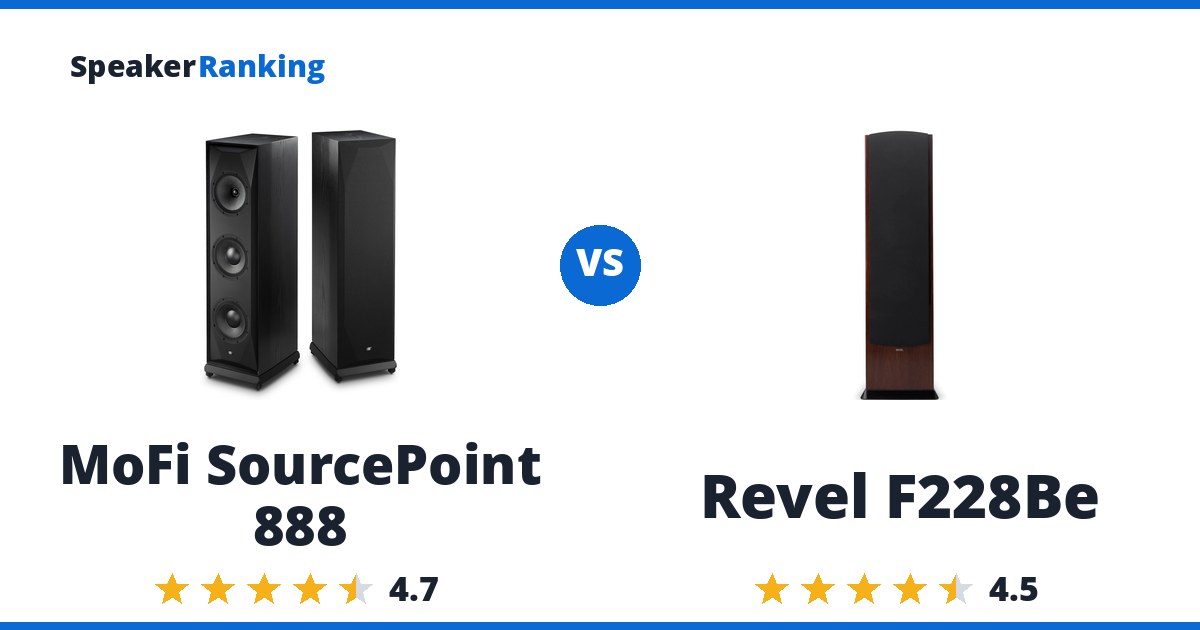 MoFi SourcePoint 888 vs Revel F228Be