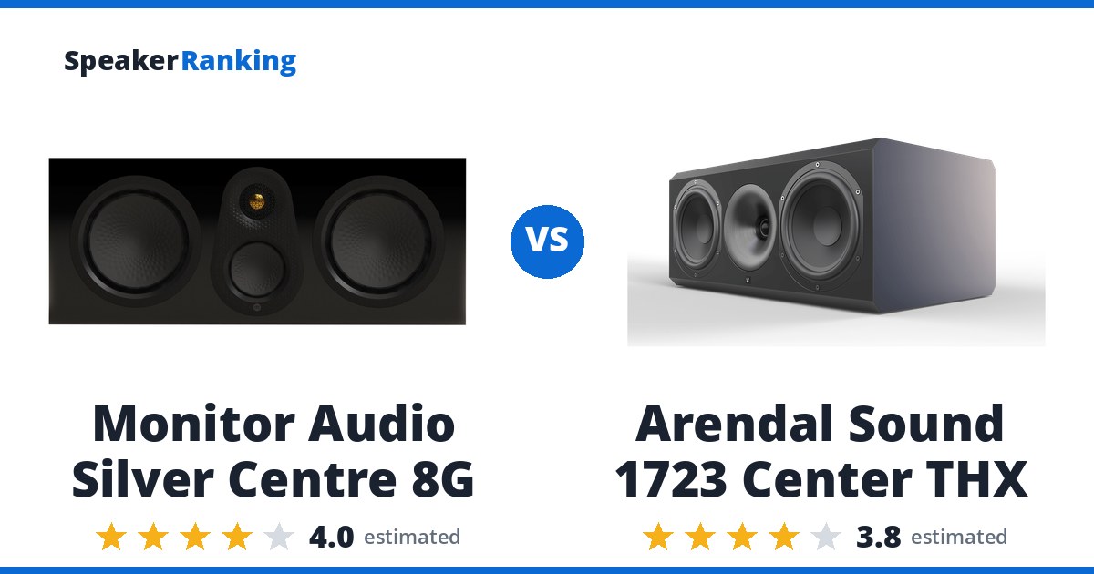 Monitor Audio Silver Centre 8G vs Arendal Sound 1723 Center THX